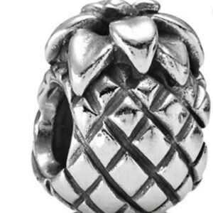Pandora 925 Pineapple Fruit Rare Retired Bead Charm